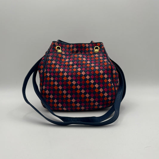 Bottega Veneta Multicolor Intrecciato Hobo Shoulder Sling Bag