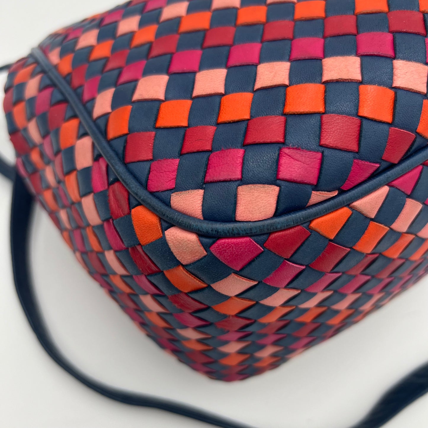 Bottega Veneta Multicolor Intrecciato Hobo Shoulder Sling Bag