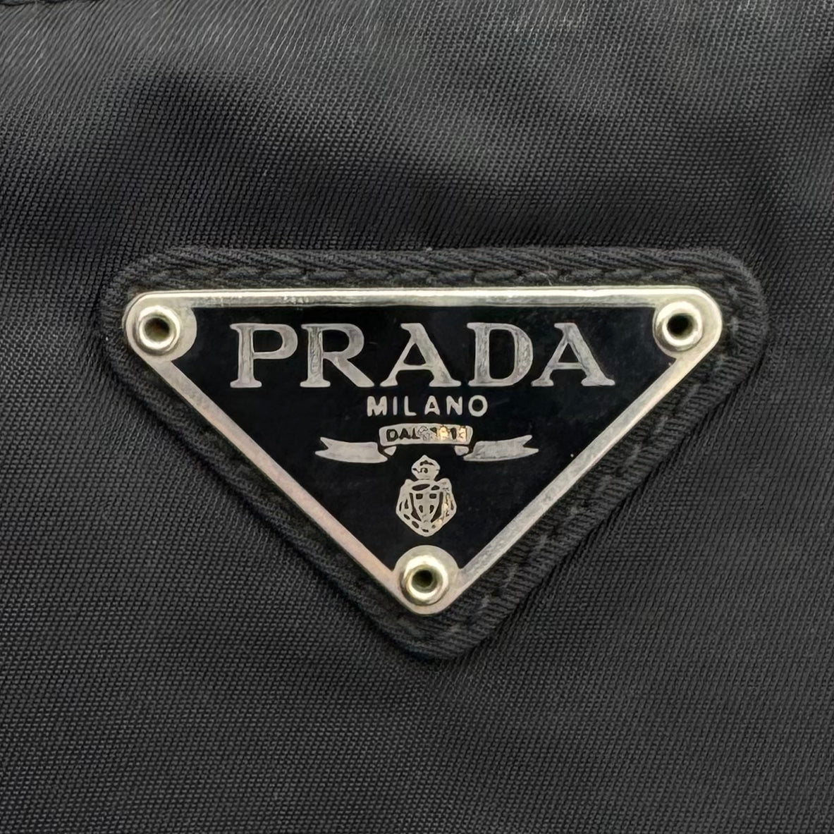 Prada Black Nylon Large Open Tote