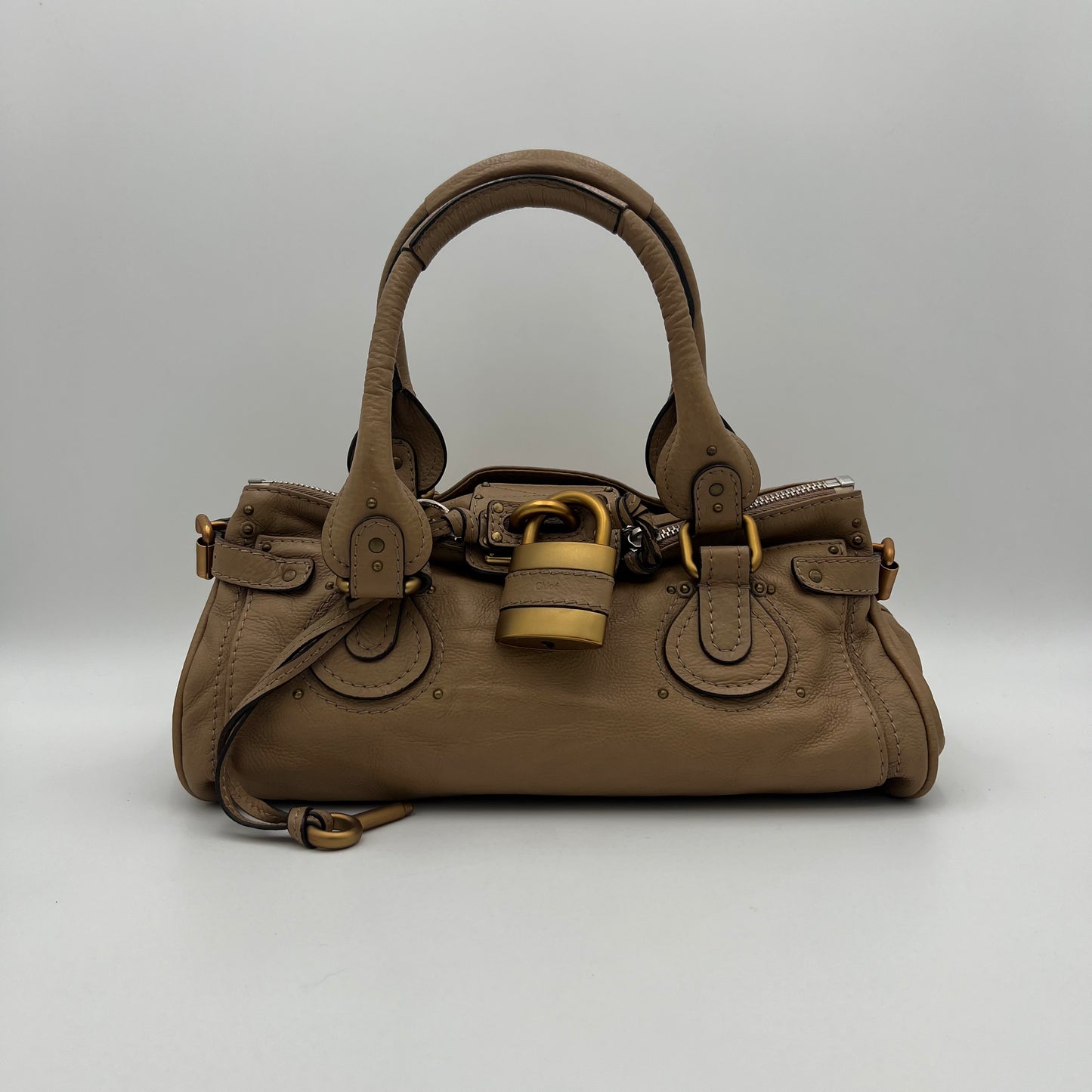 Chloe Beige Leather Paddington
