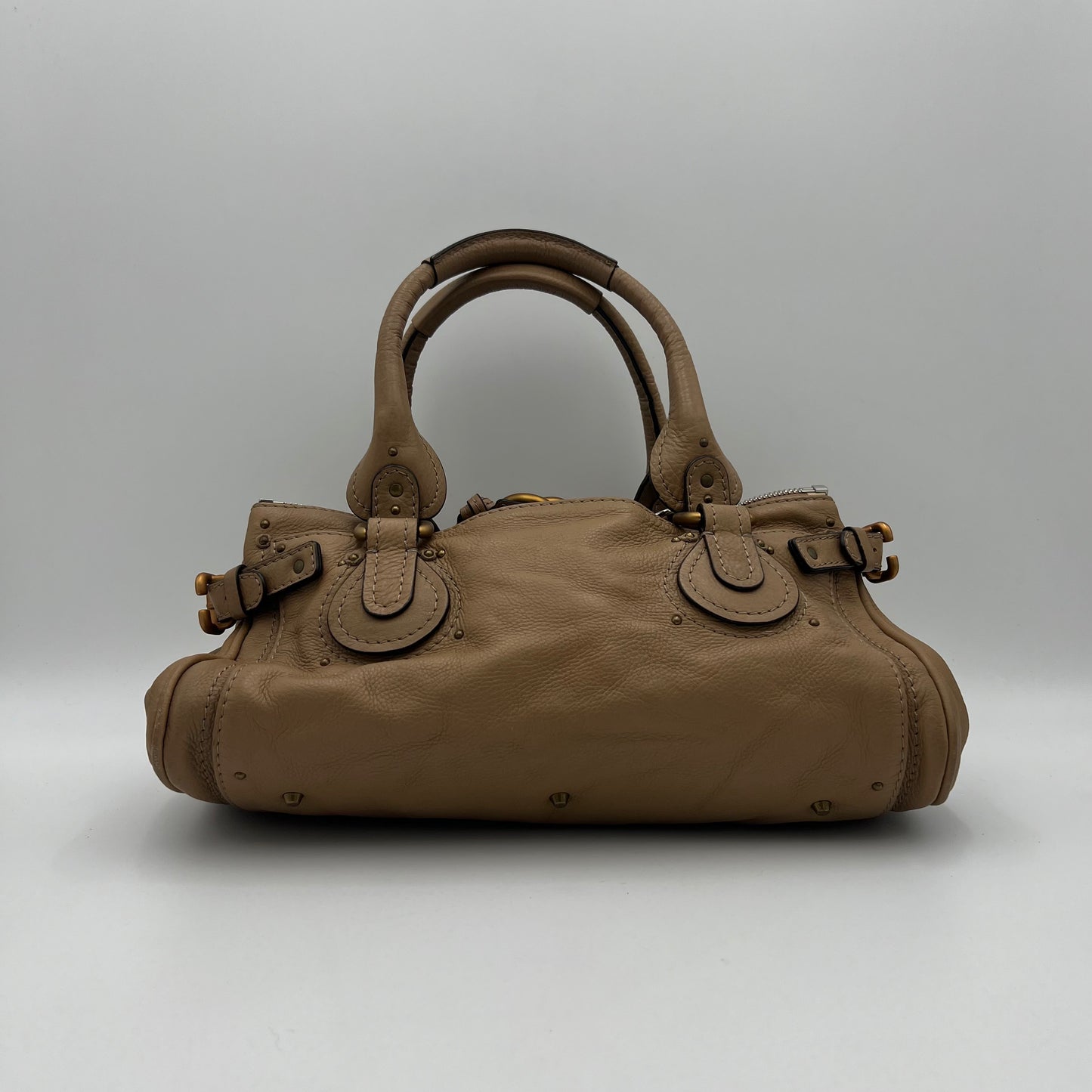 Chloe Beige Leather Paddington