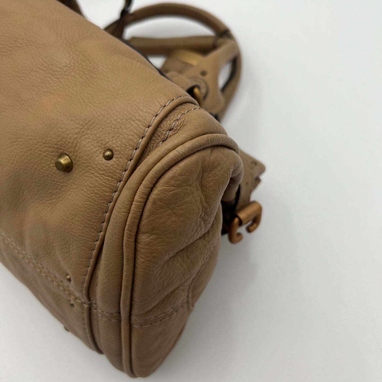 Chloe Beige Leather Paddington
