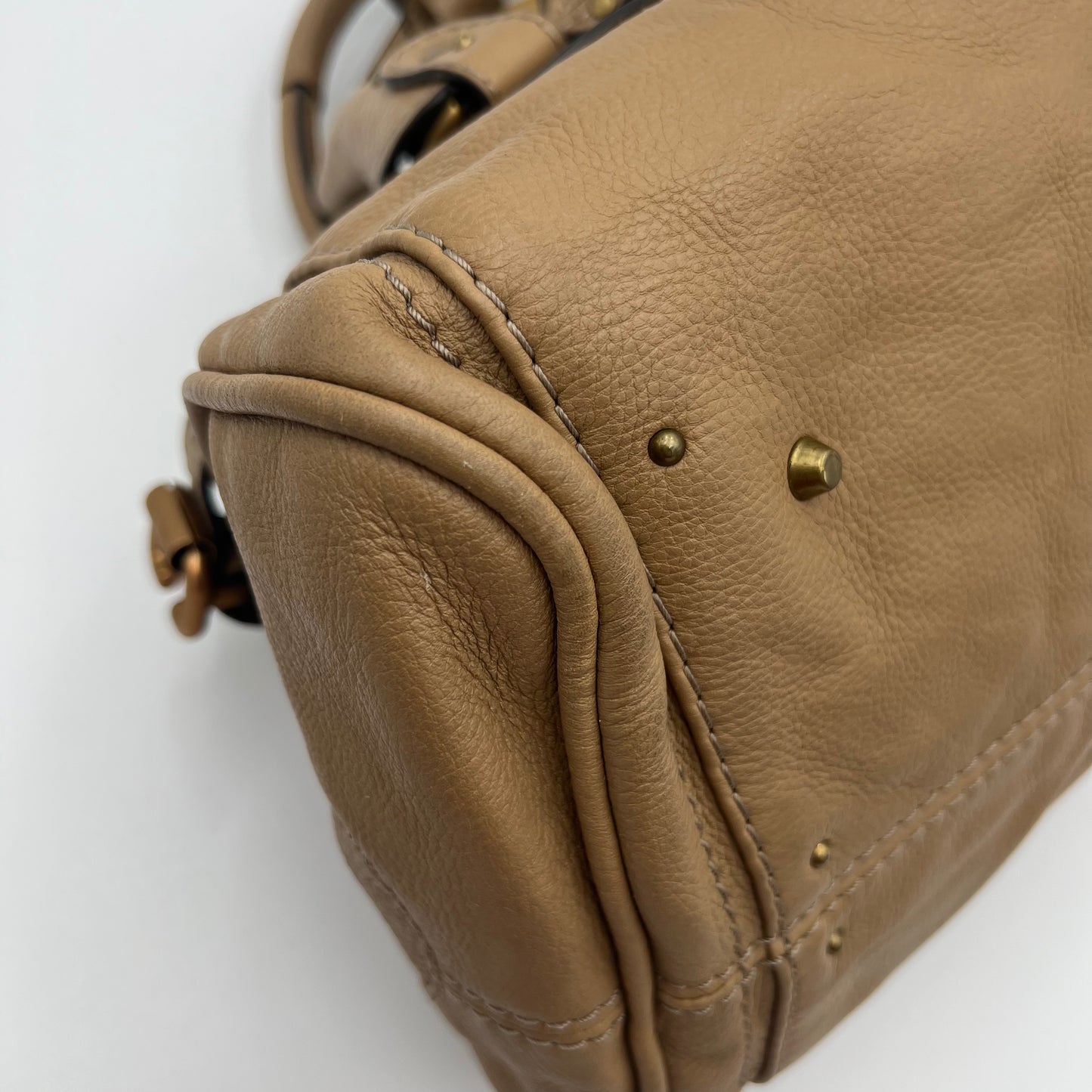 Chloe Beige Leather Paddington