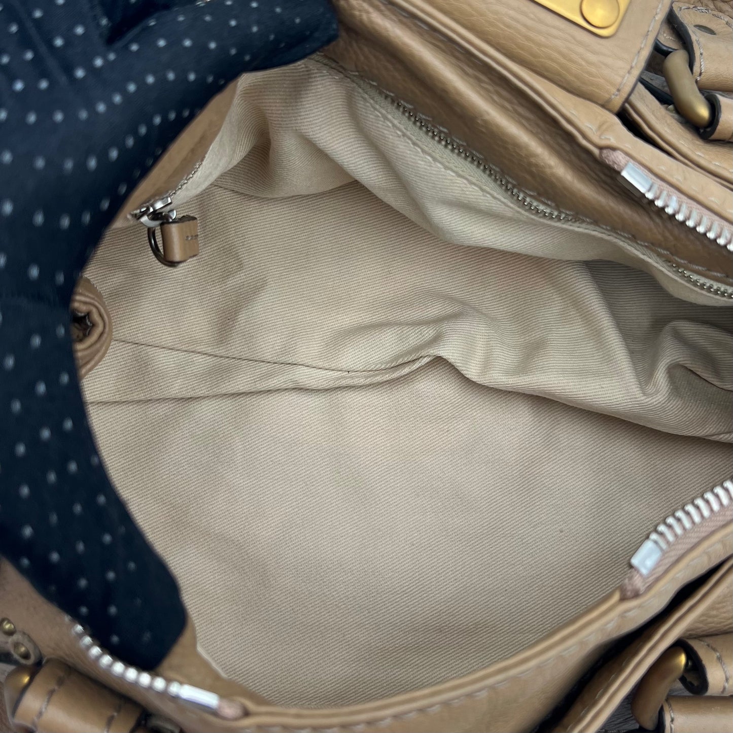 Chloe Beige Leather Paddington