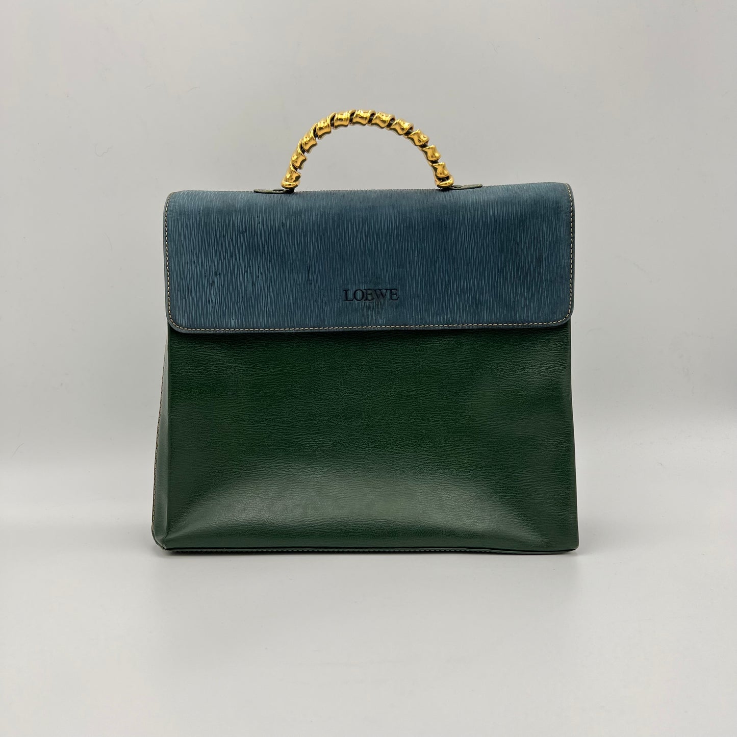 Loewe Bicolor Velasquez Twist Handbag