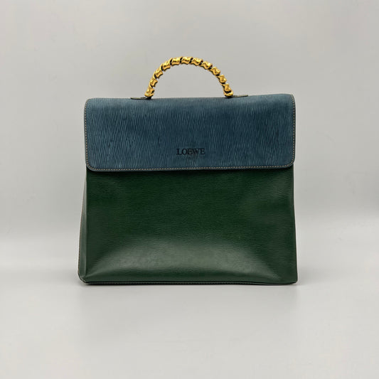 Loewe Bicolor Velasquez Twist Handbag