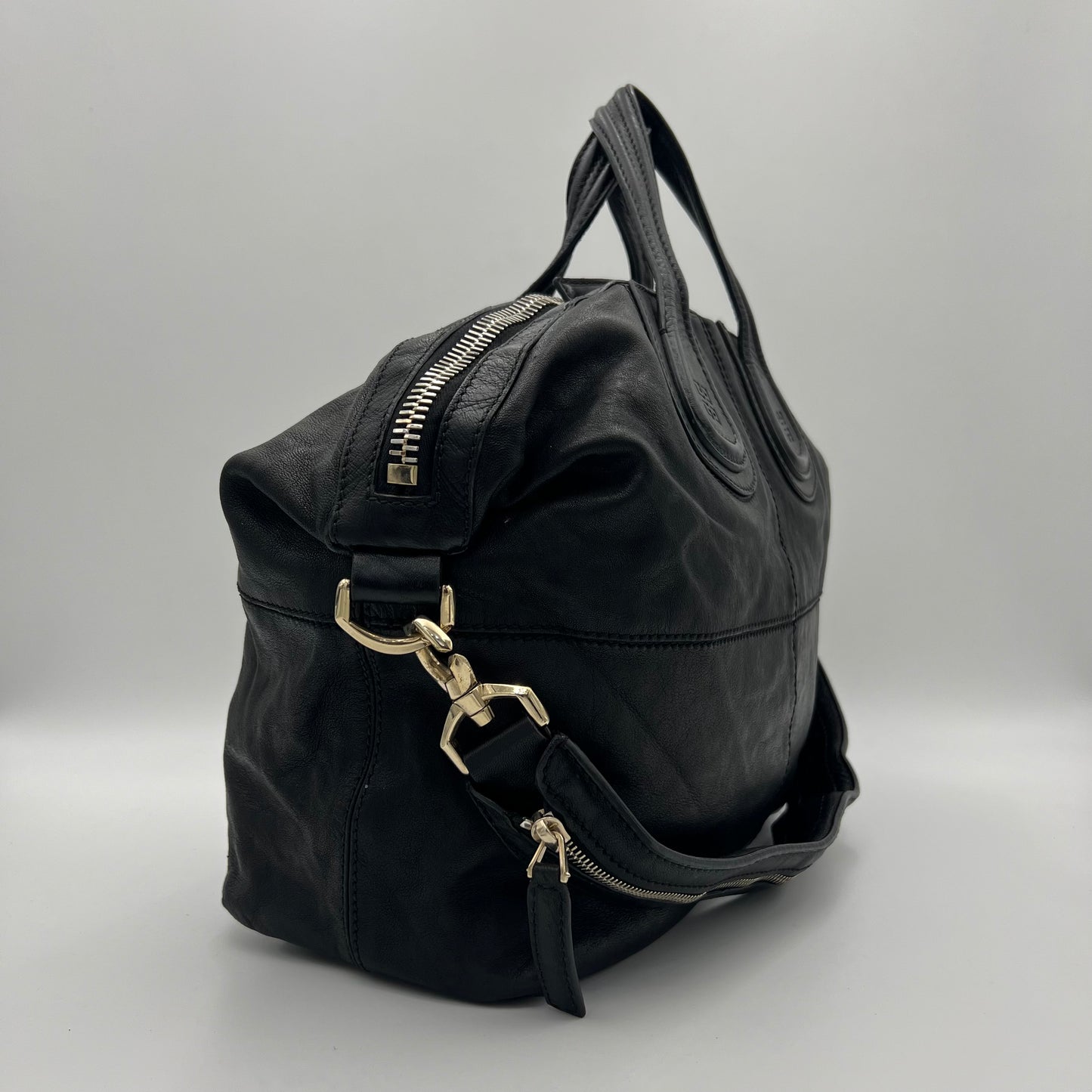 Givenchy Black Leather Nightingale