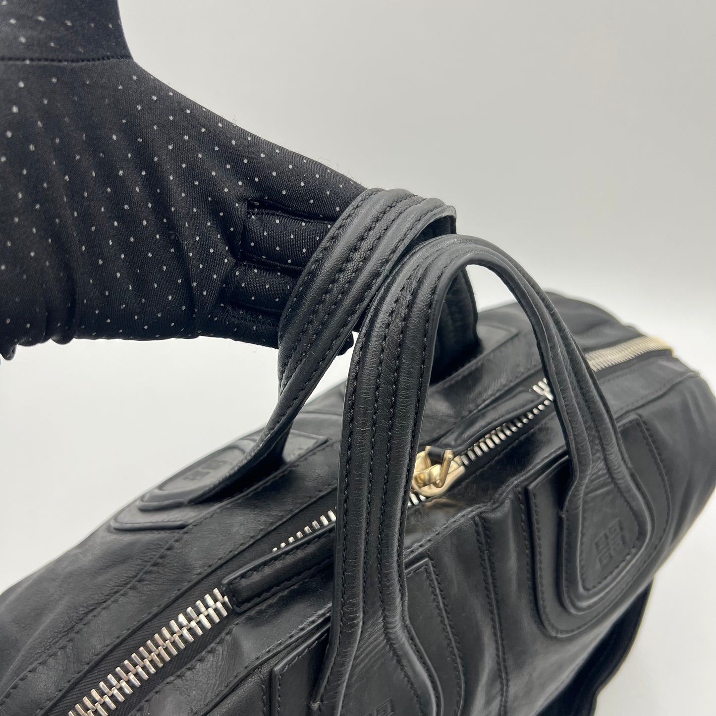 Givenchy Black Leather Nightingale