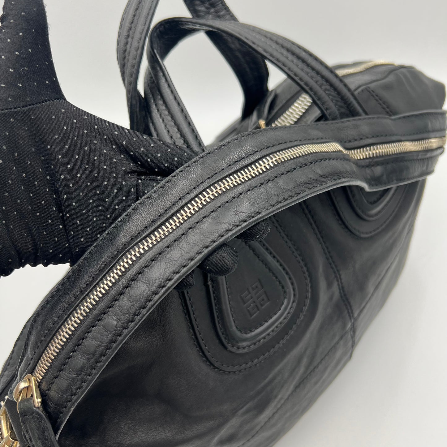 Givenchy Black Leather Nightingale
