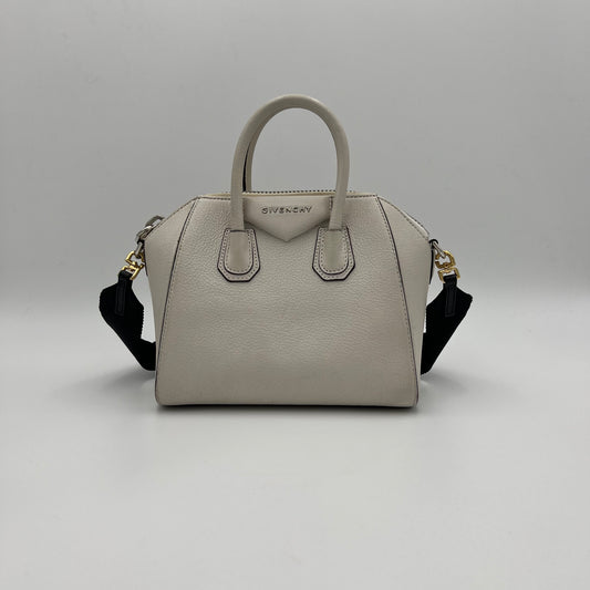 Givenchy White Leather Mini Antigona