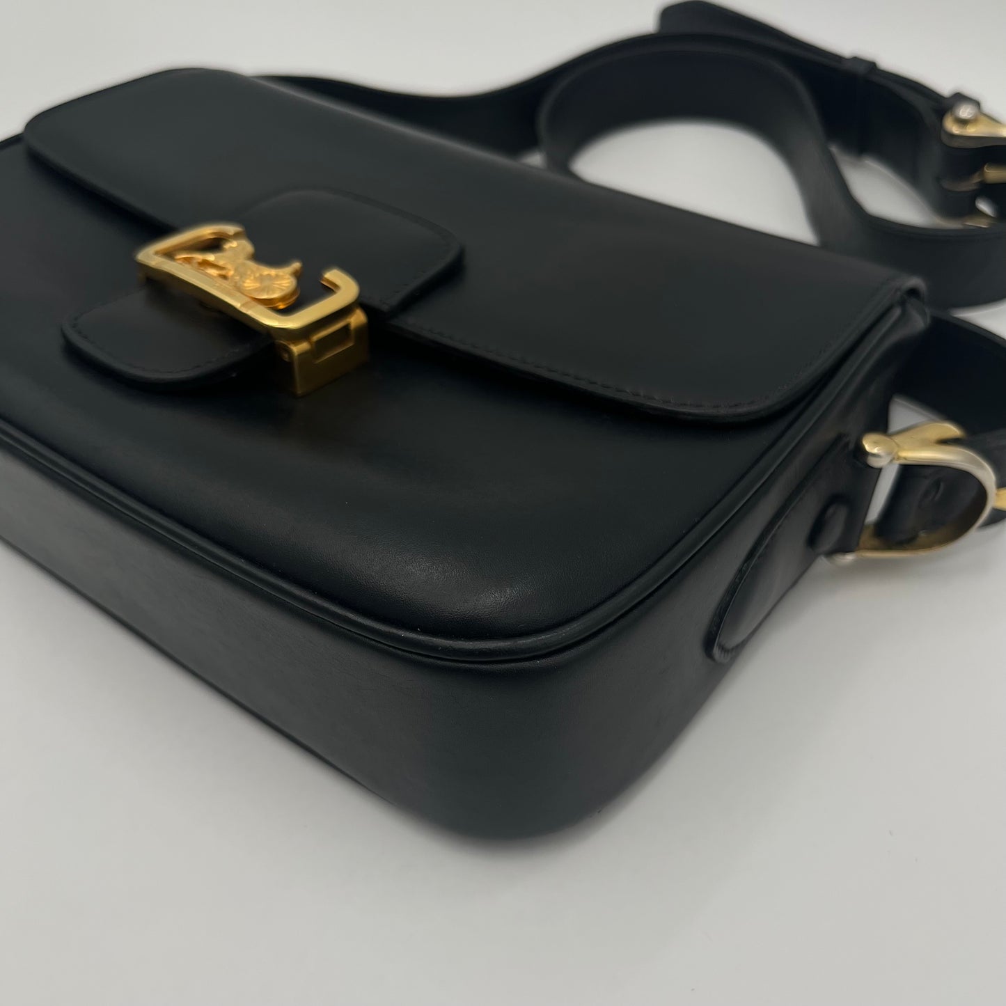 Celine Paris Macadam PVC Horse Carriage Box Shoulder Sling Bag (M95)