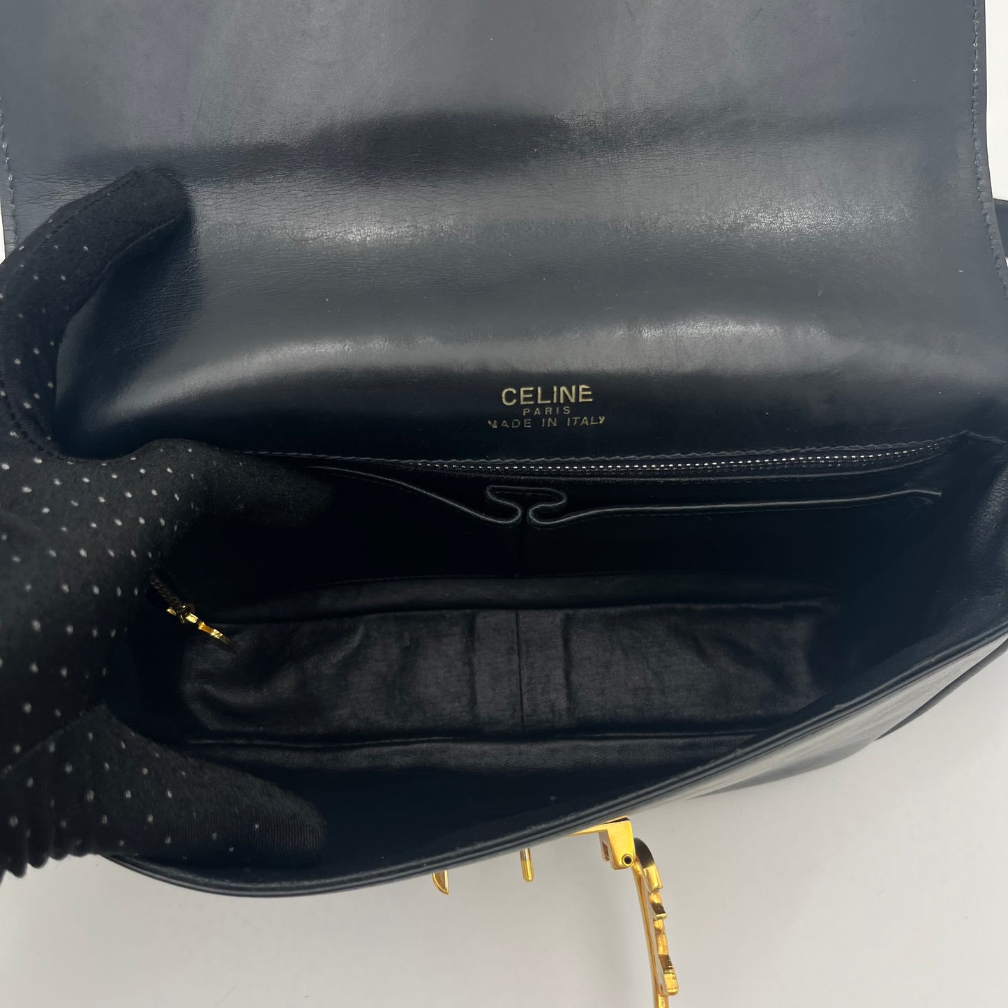 Celine Paris Macadam PVC Horse Carriage Box Shoulder Sling Bag (M95)