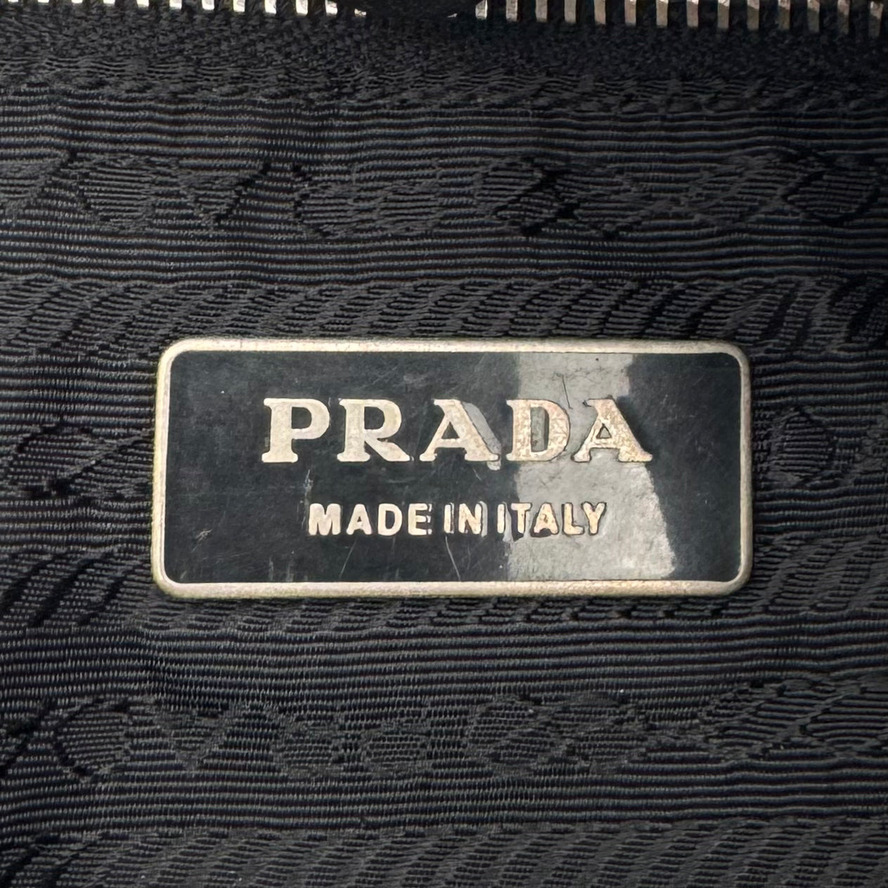 Prada Black Nylon and Leather Hobo Shoulder Bag SHW