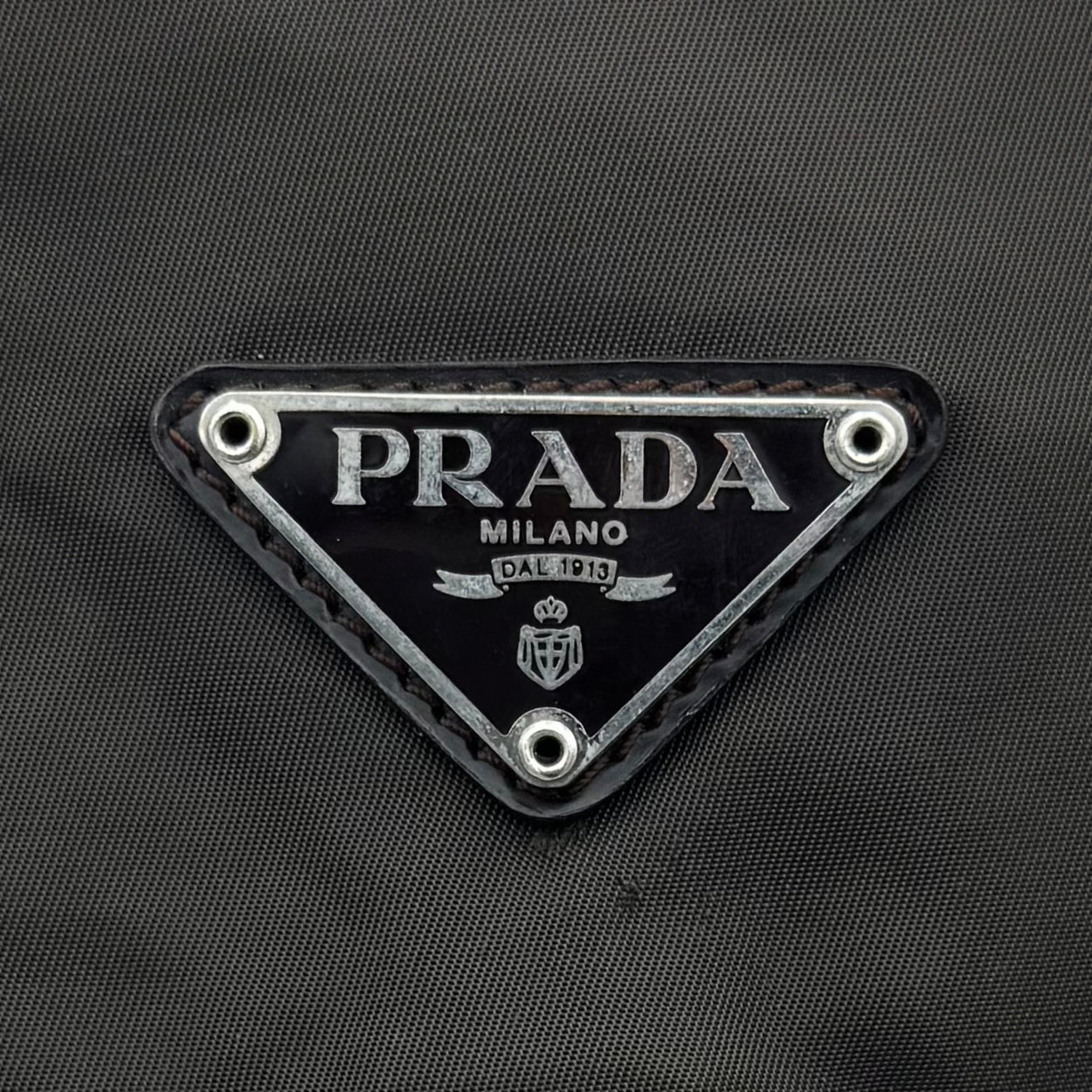 Prada Brown Nylon Large Backpack