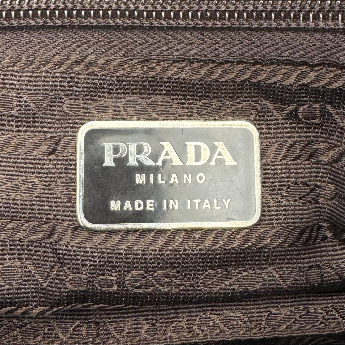 Prada Brown Nylon Large Backpack