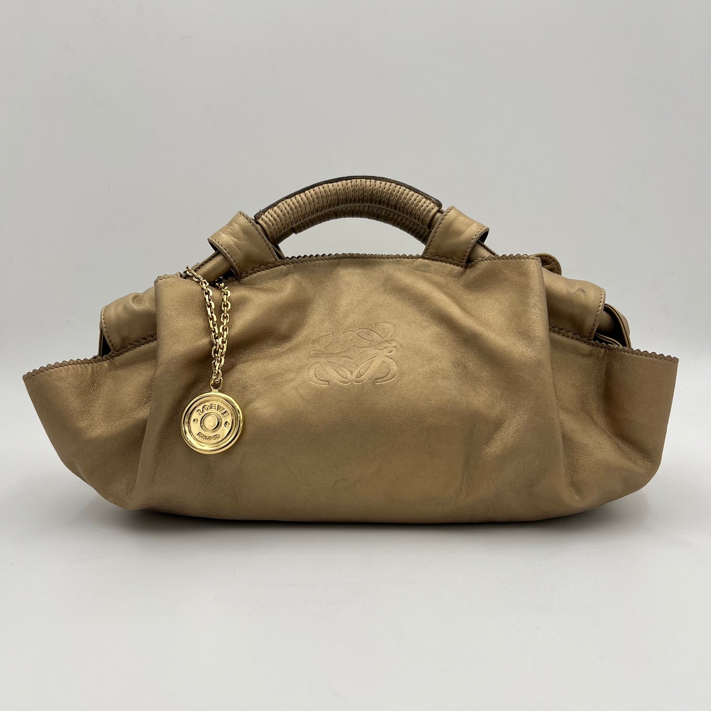 Loewe Golden Nappa Aire Handbag