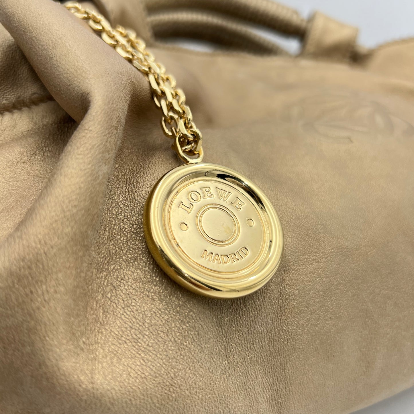Loewe Golden Nappa Aire Handbag