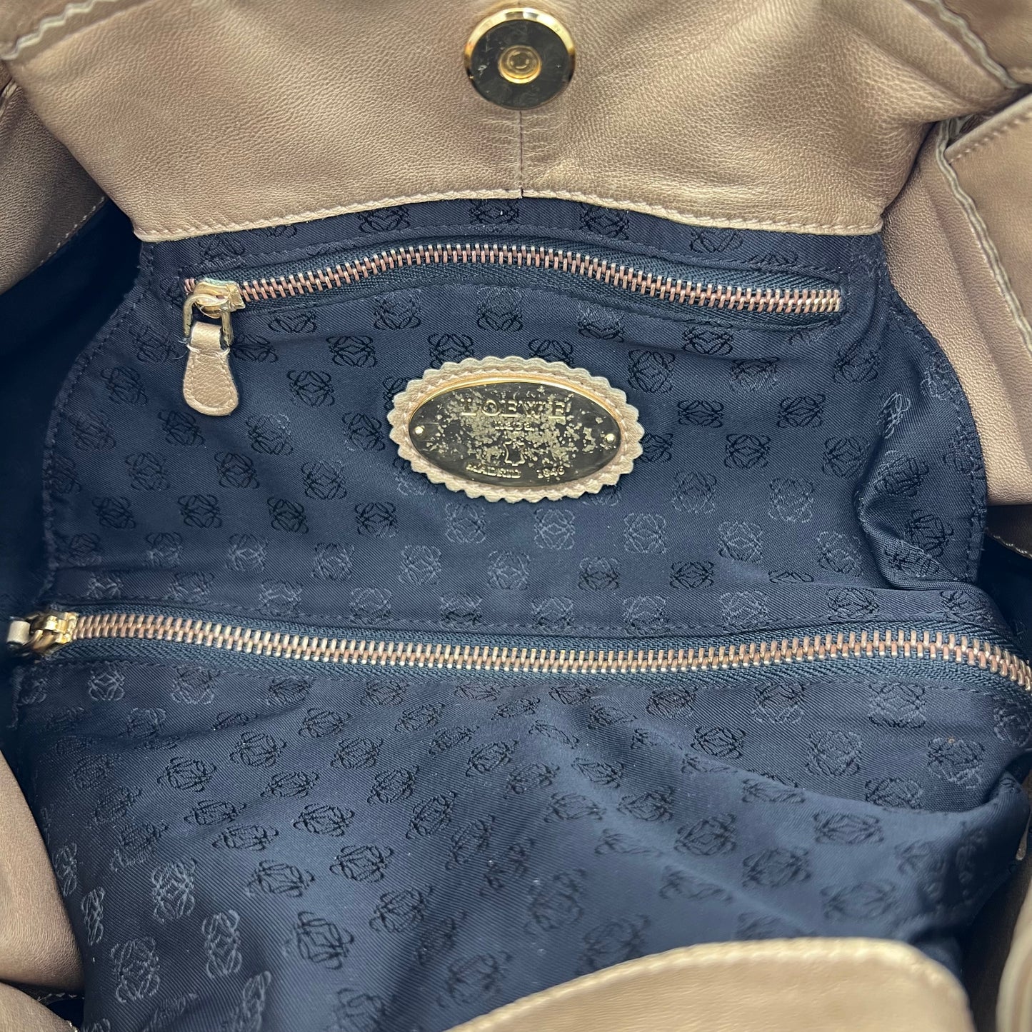 Loewe Golden Nappa Aire Handbag