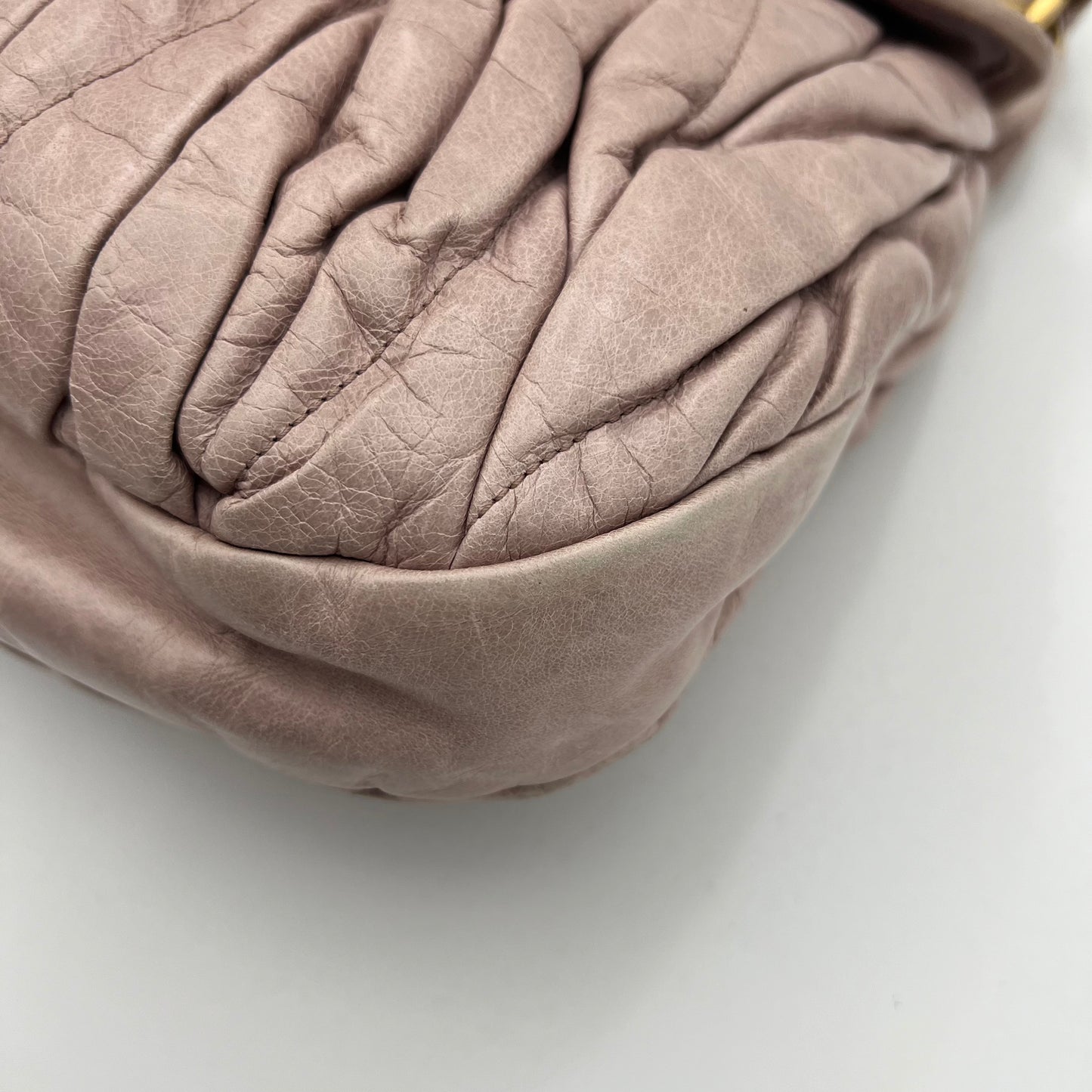 Miu Miu Pink Matelasse Coffer Satchel