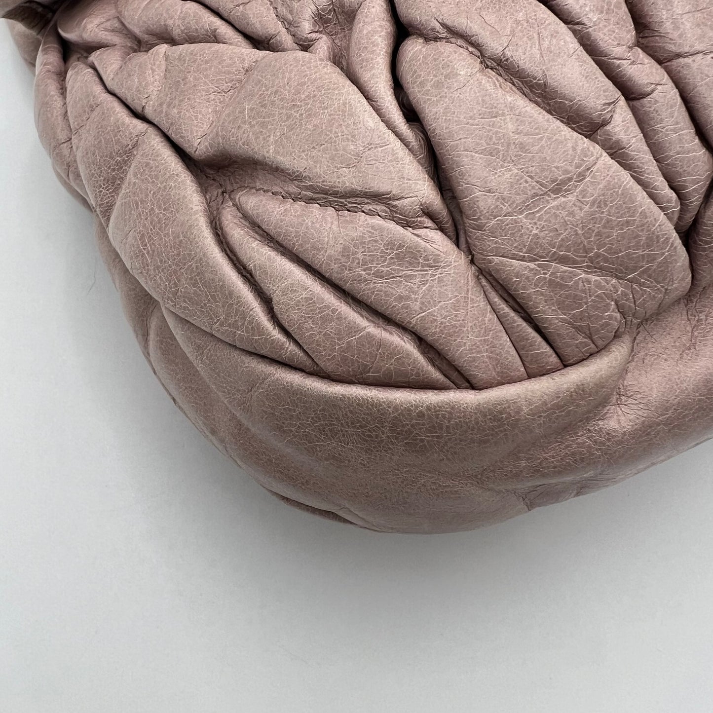 Miu Miu Pink Matelasse Coffer Satchel