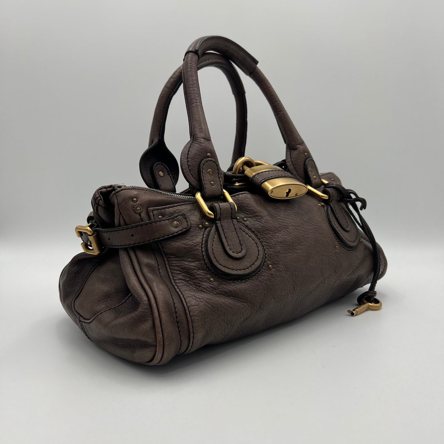 Chloe Dark Brown Leather Paddington