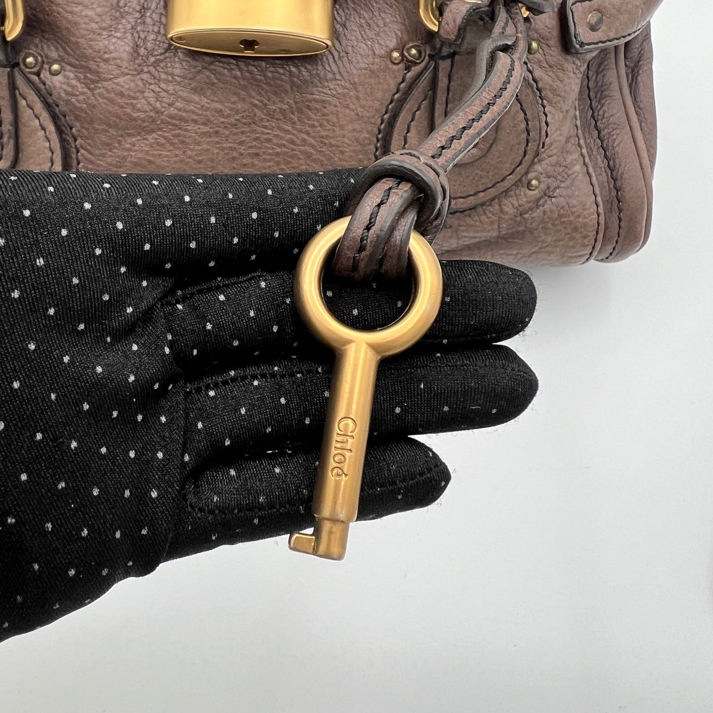 Chloe Dark Brown Leather Paddington