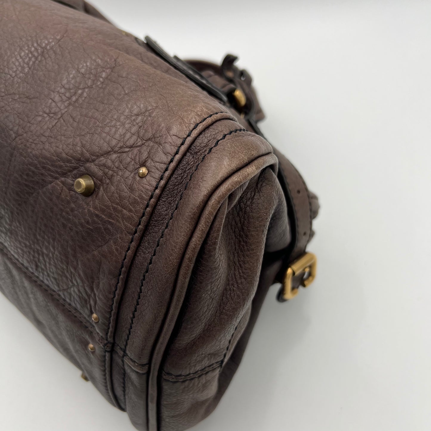 Chloe Dark Brown Leather Paddington