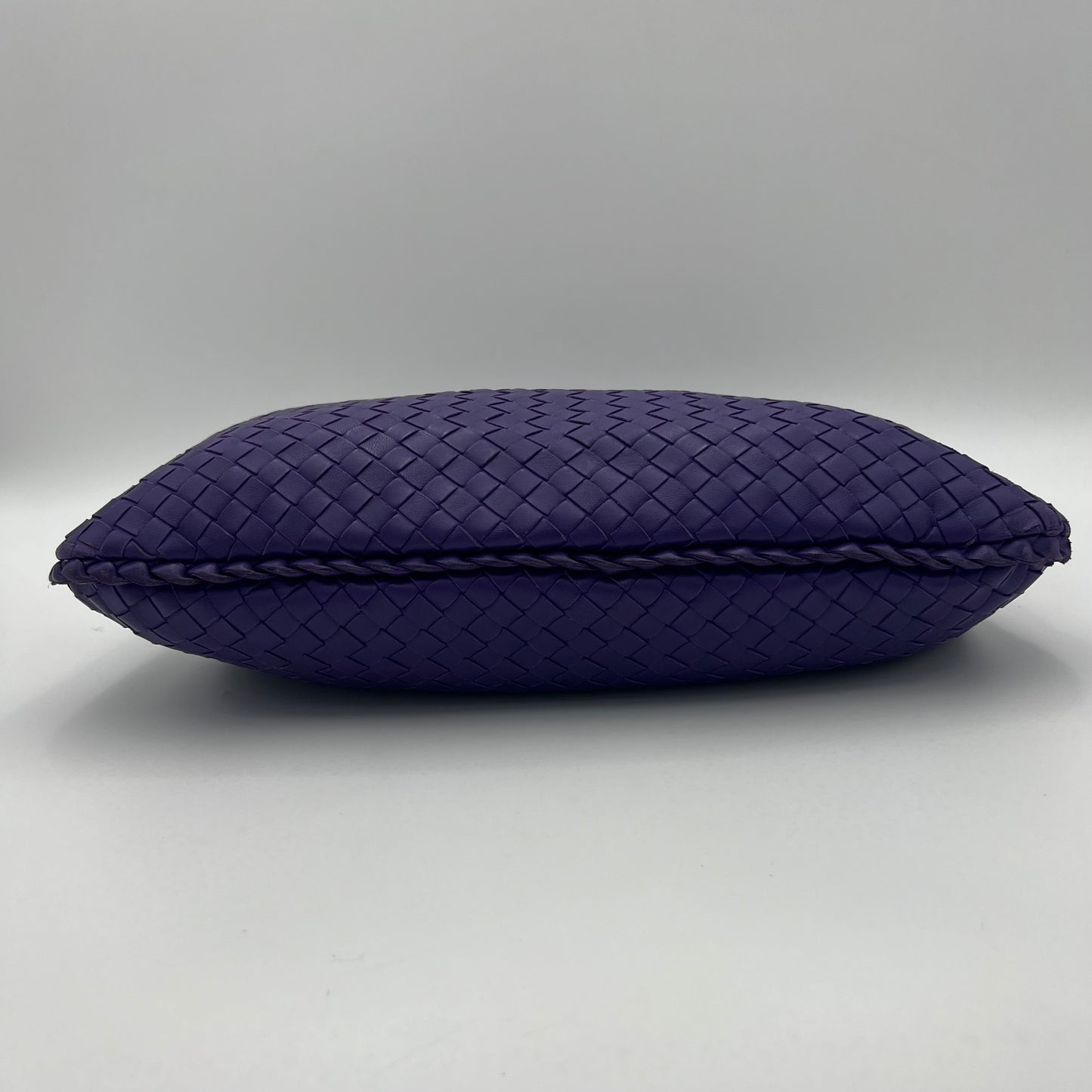 Bottega Veneta Purple Intrecciato Hobo Bag