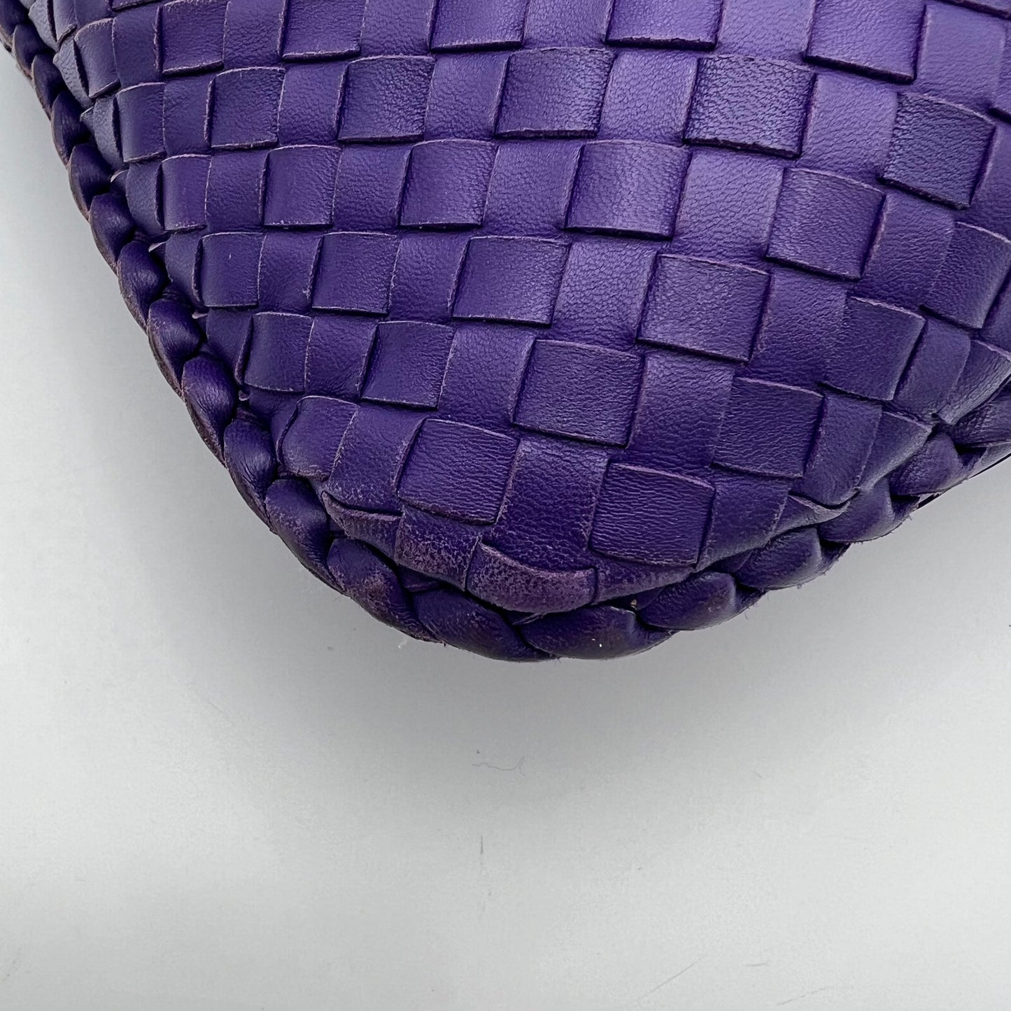 Bottega Veneta Purple Intrecciato Hobo Bag