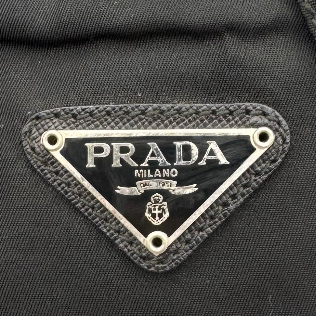 Prada Black Nylon Mini Backpack