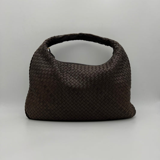 Bottega Veneta Brown Intrecciato Large Hobo Bag