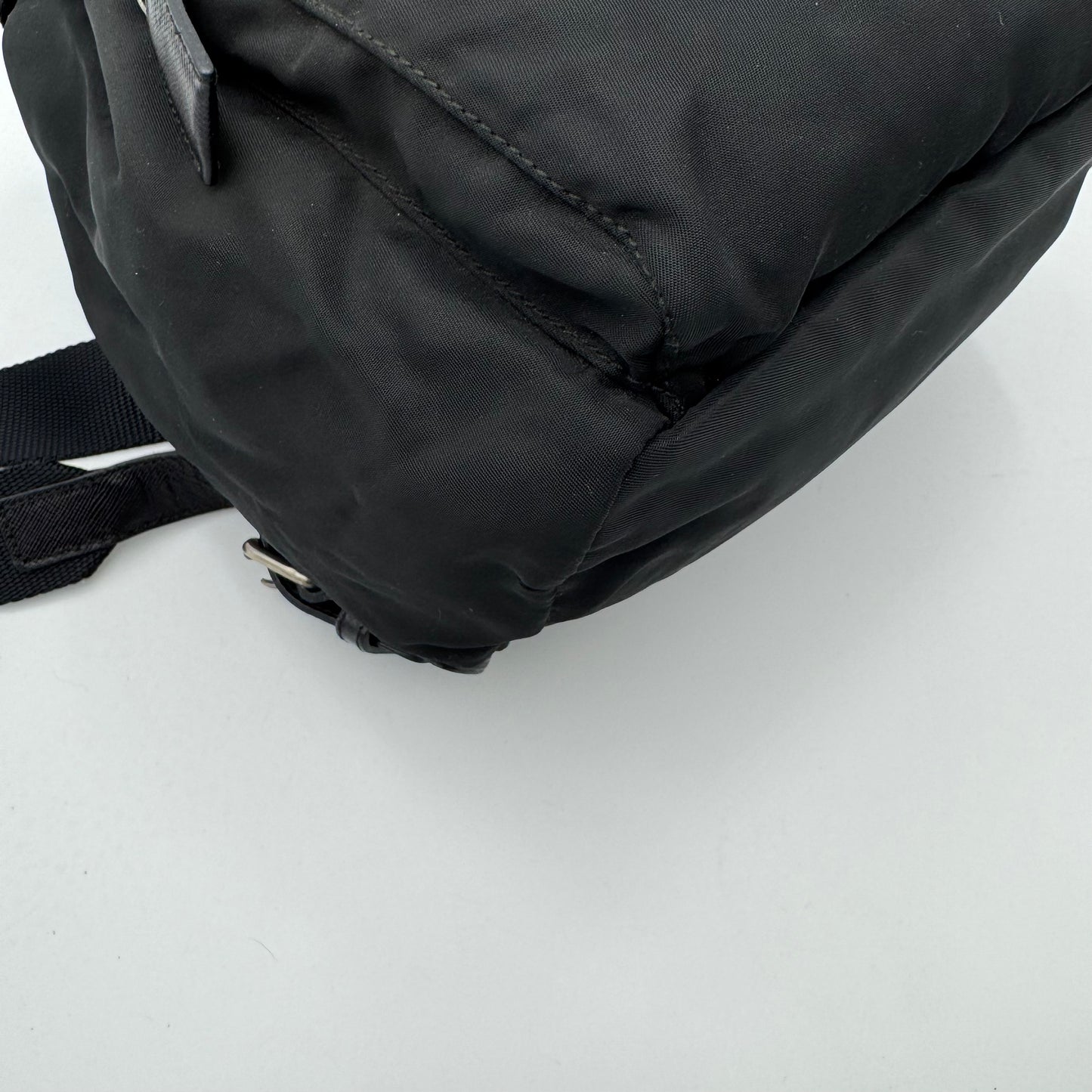 Prada Black Nylon Mini Backpack