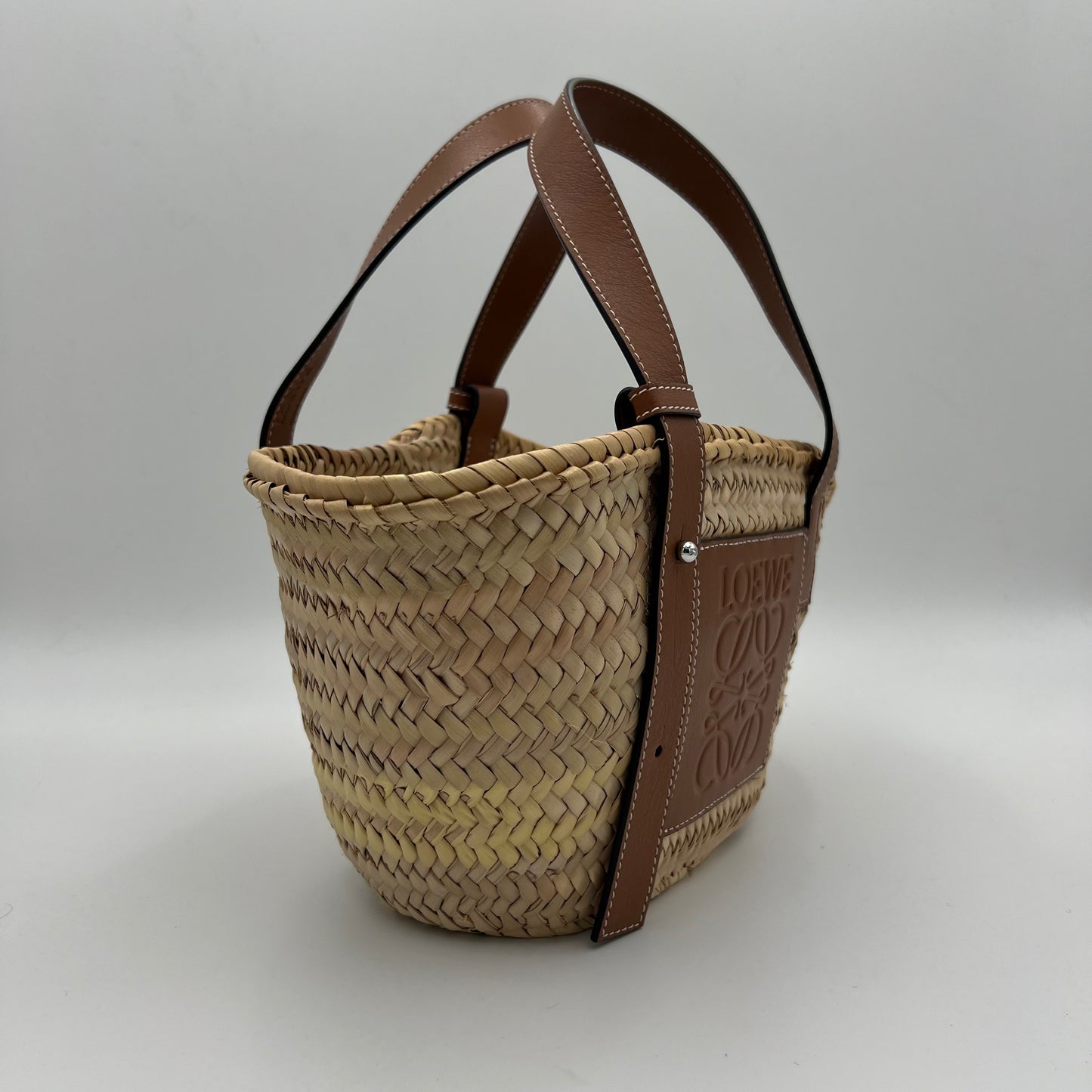 Loewe Raffia Small Basket