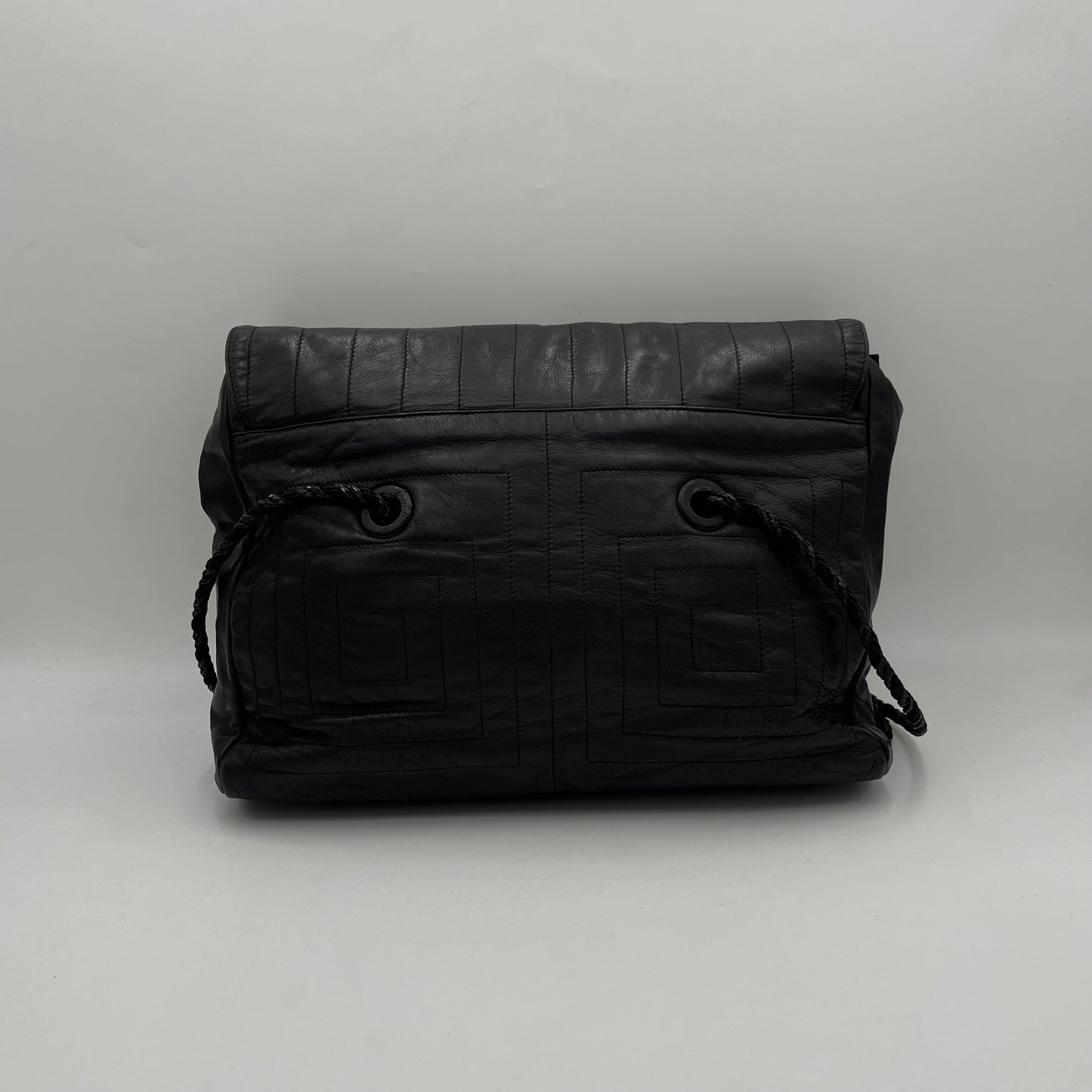 Prada Leather Flap Long Strap Bag