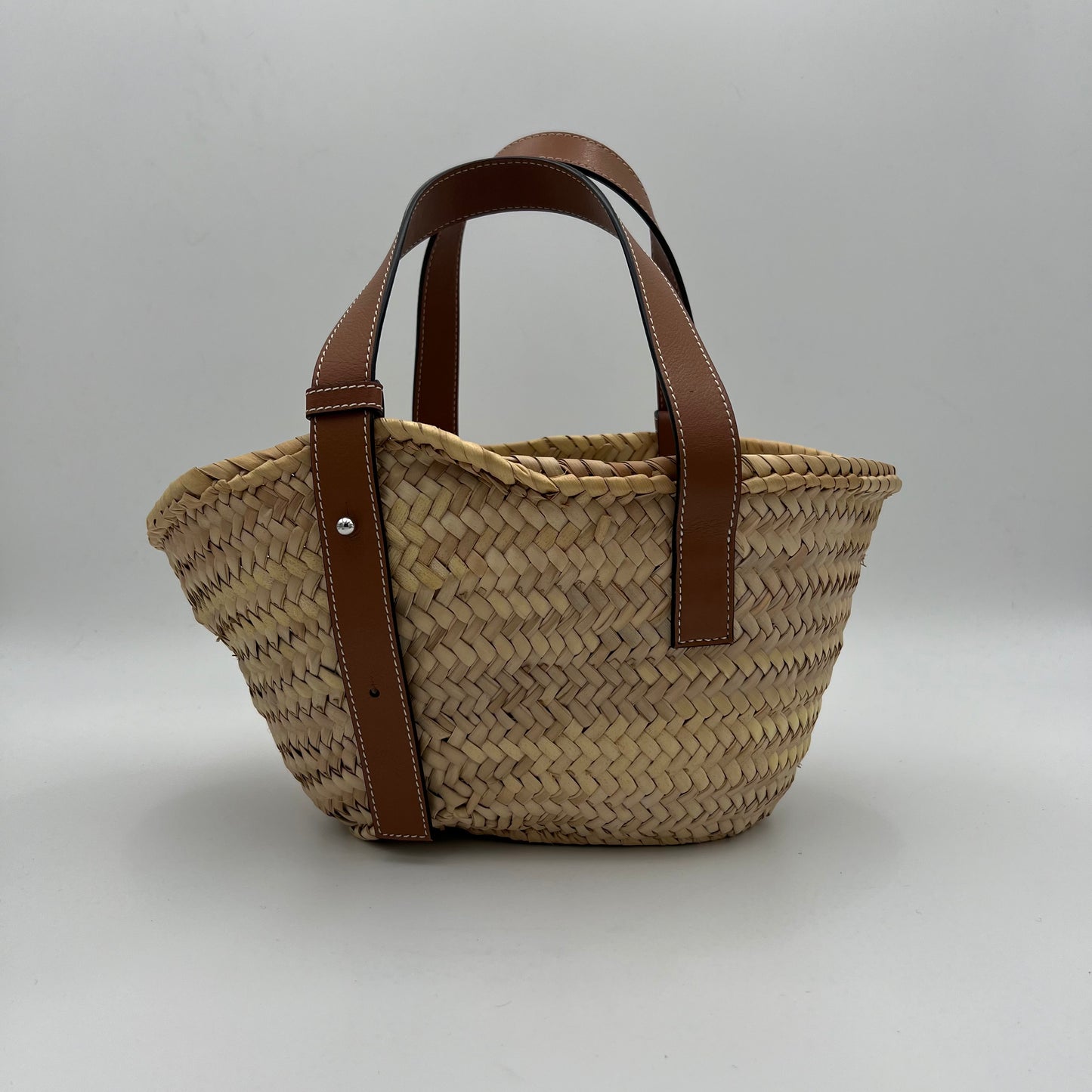 Loewe Raffia Small Basket