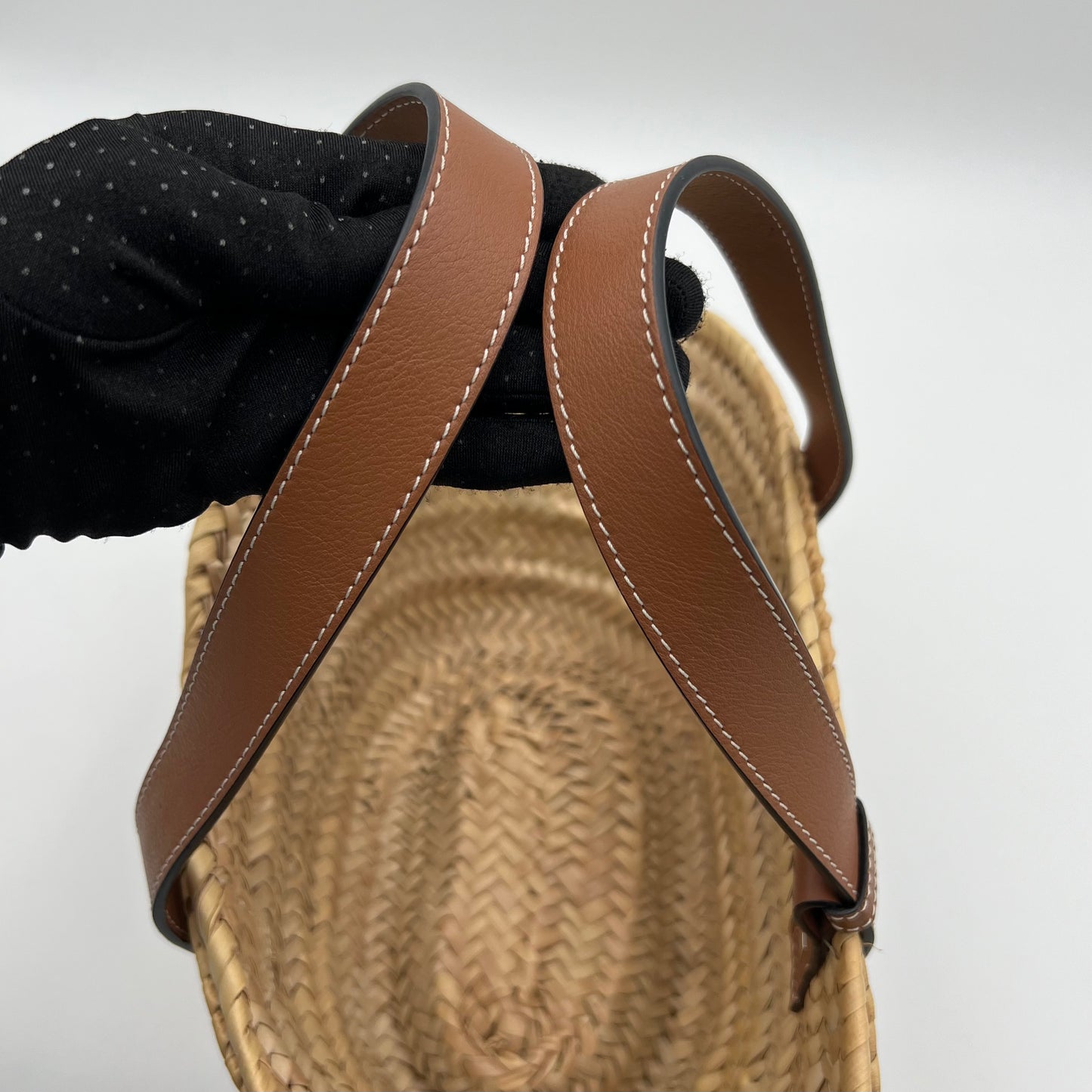 Loewe Raffia Small Basket