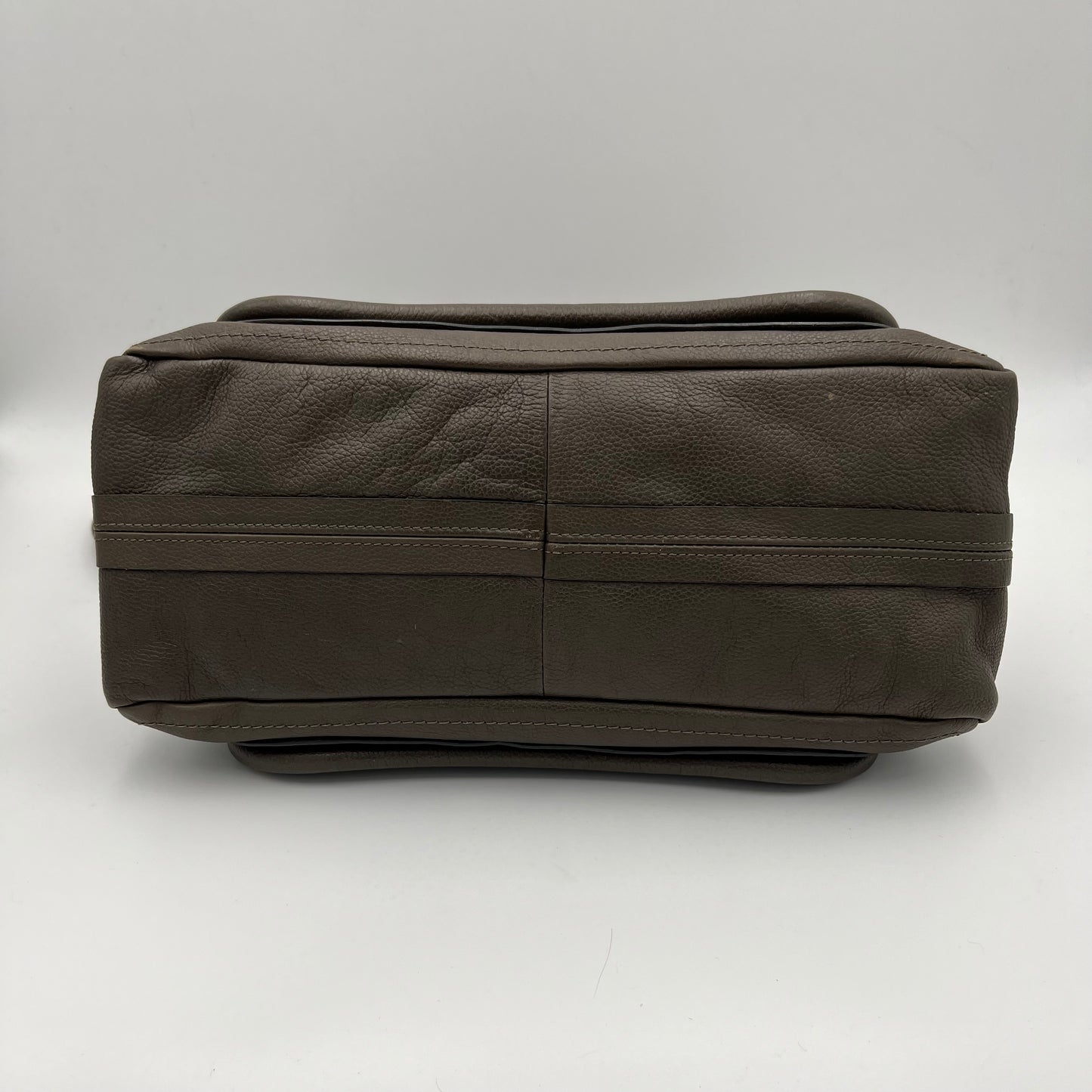 Chloe Rock Gray Leather Paraty Two-Way Bag
