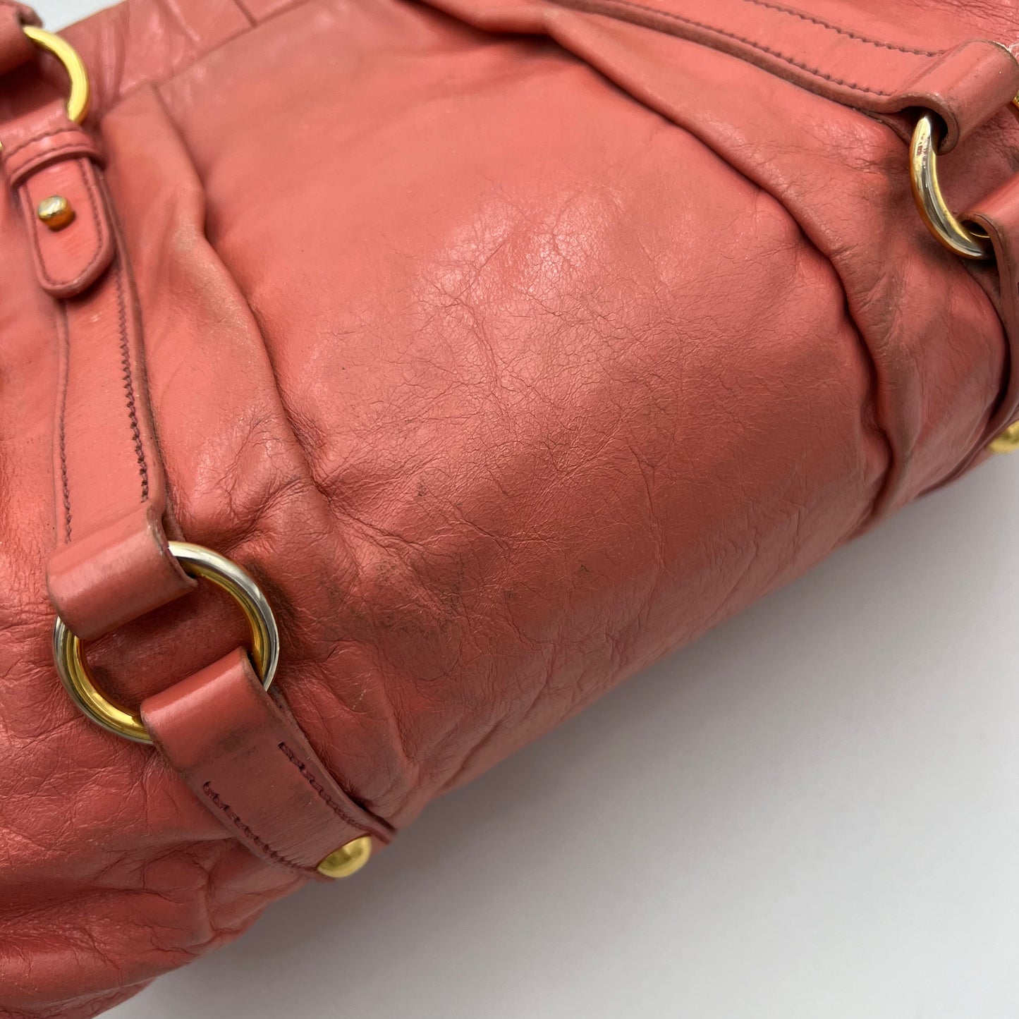Miu Miu Rosa Vitello Lux Handbag