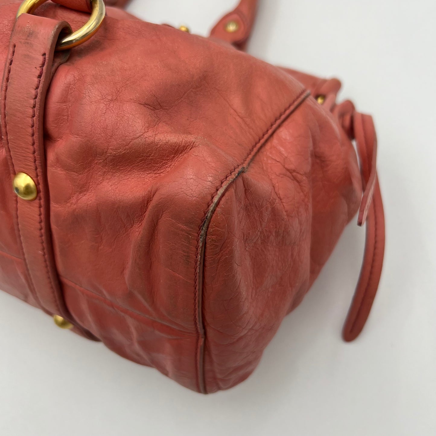 Miu Miu Rosa Vitello Lux Handbag