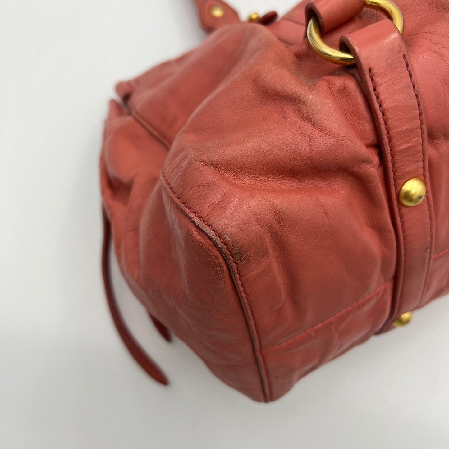 Miu Miu Rosa Vitello Lux Handbag