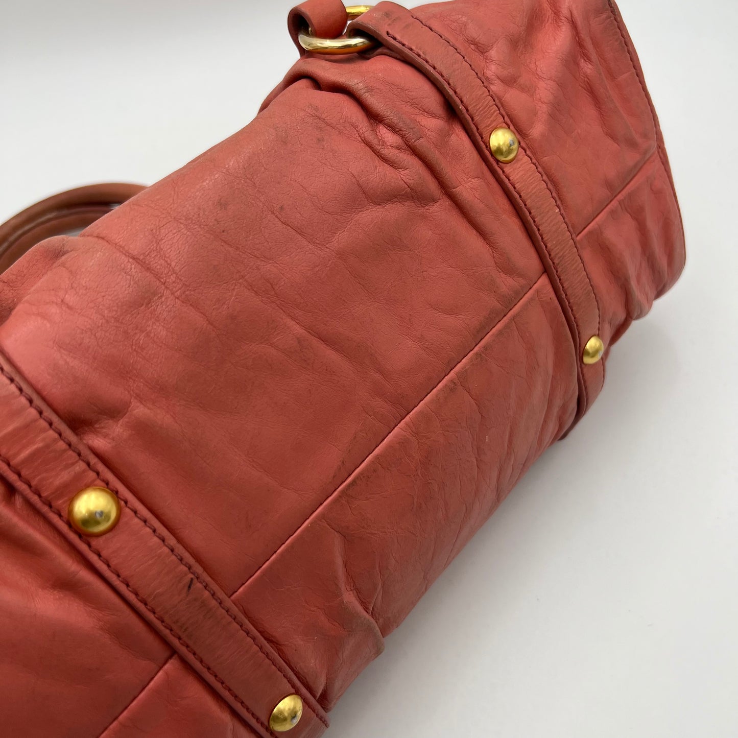Miu Miu Rosa Vitello Lux Handbag