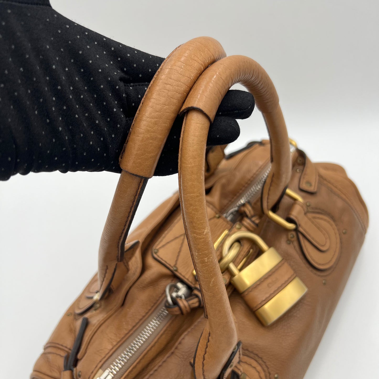 Chloe Two Toned Brown Leather Paddintgton