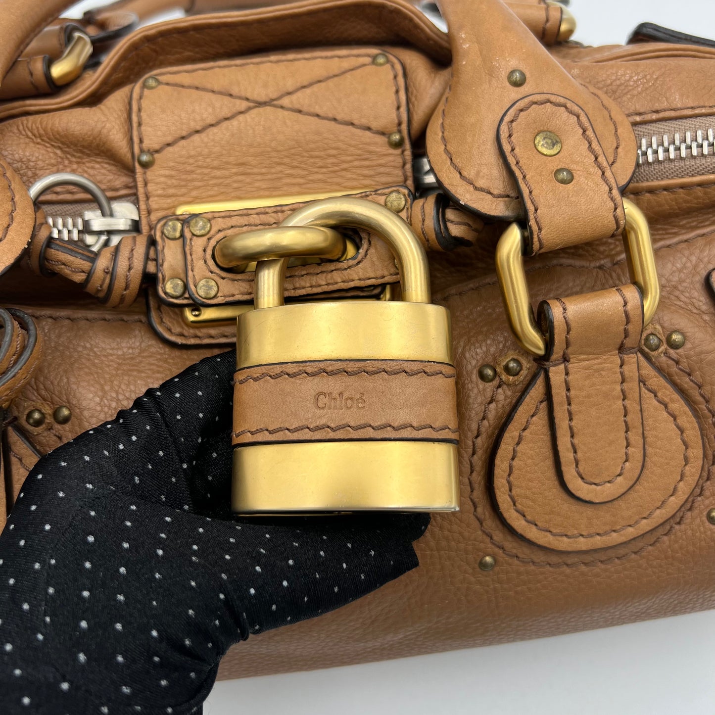 Chloe Two Toned Brown Leather Paddintgton