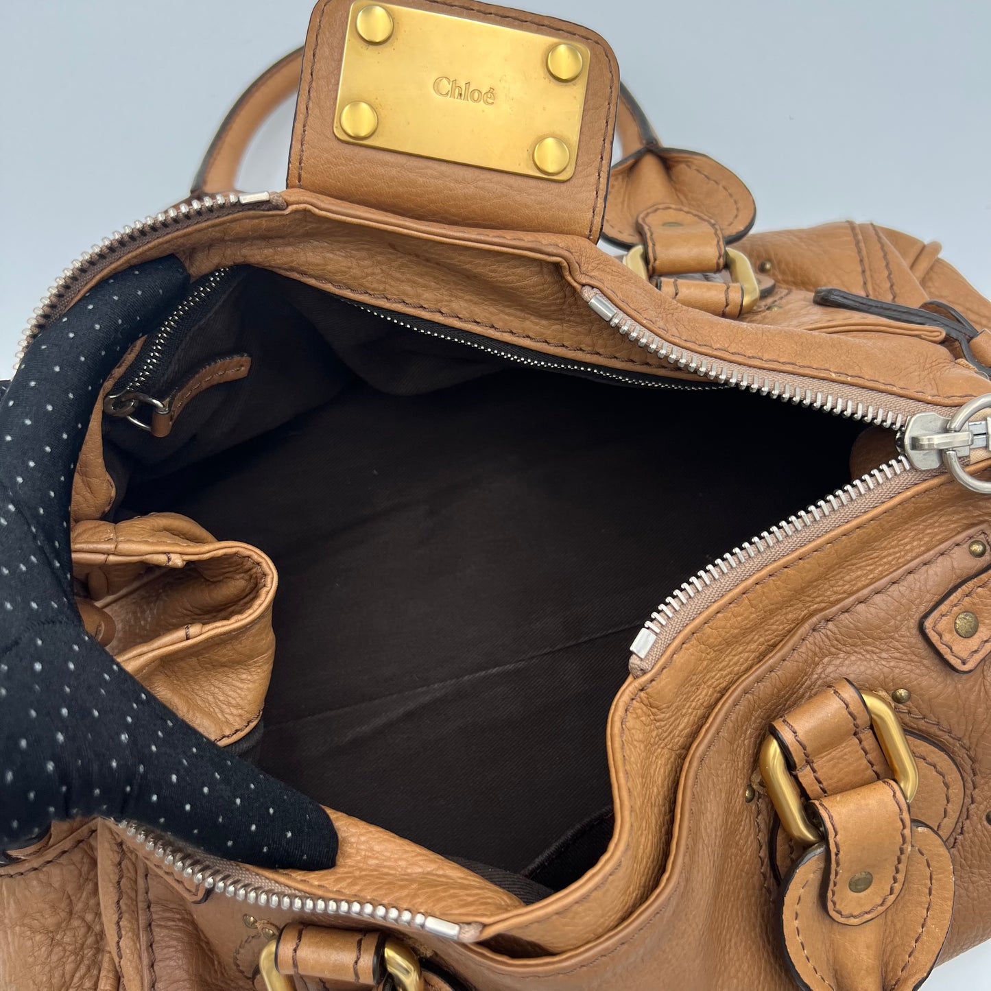 Chloe Two Toned Brown Leather Paddintgton
