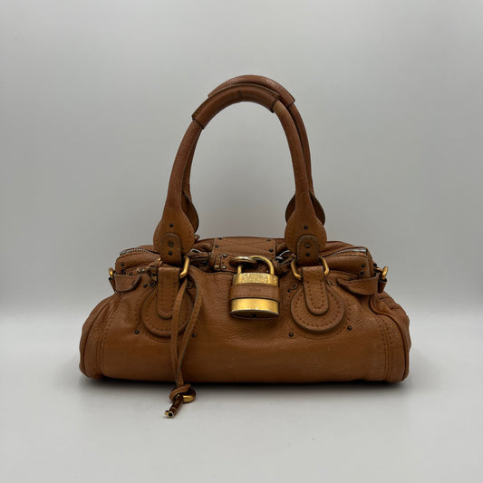 Chloe Camel Leather Paddington