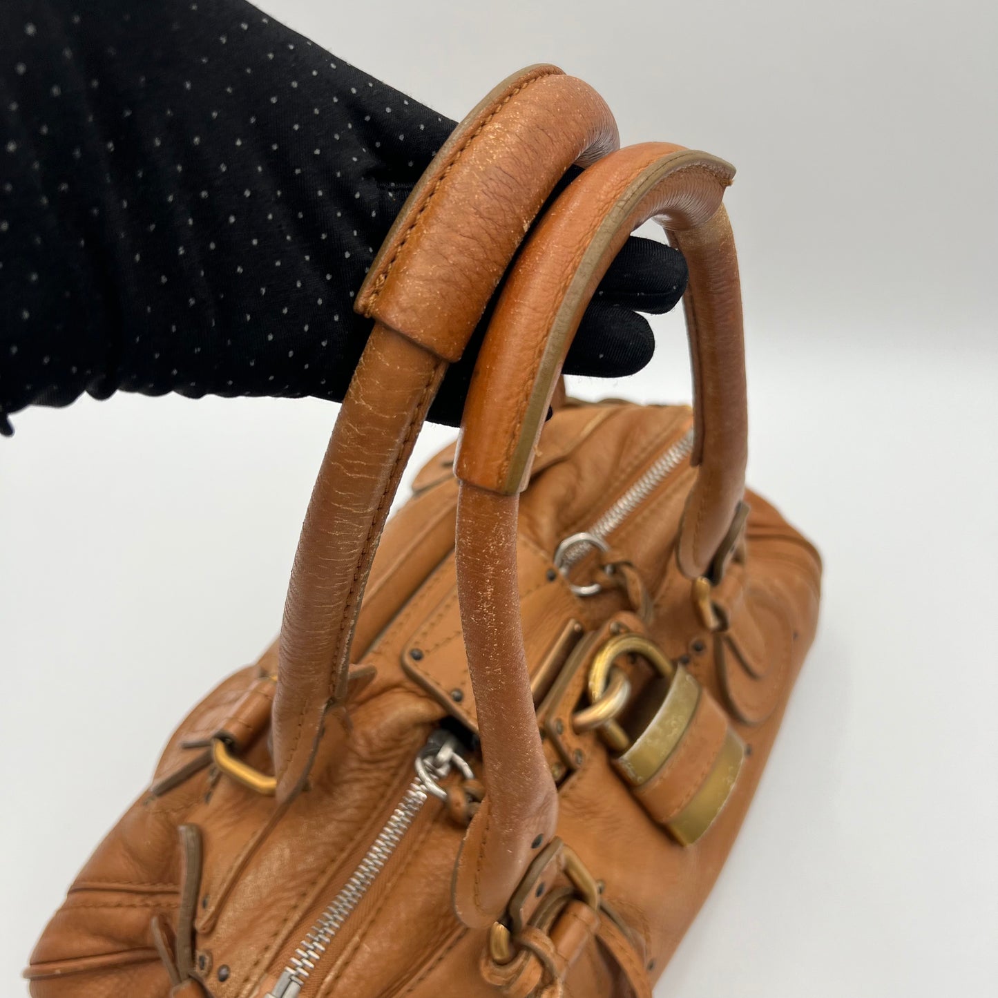 Chloe Camel Leather Paddington