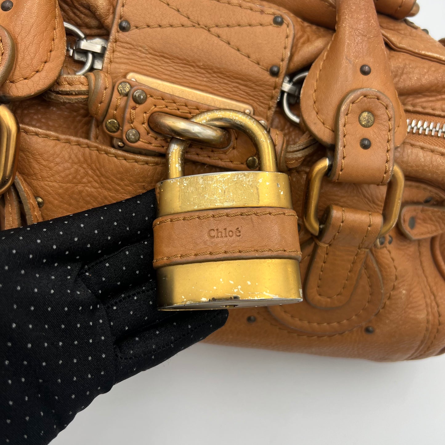 Chloe Camel Leather Paddington