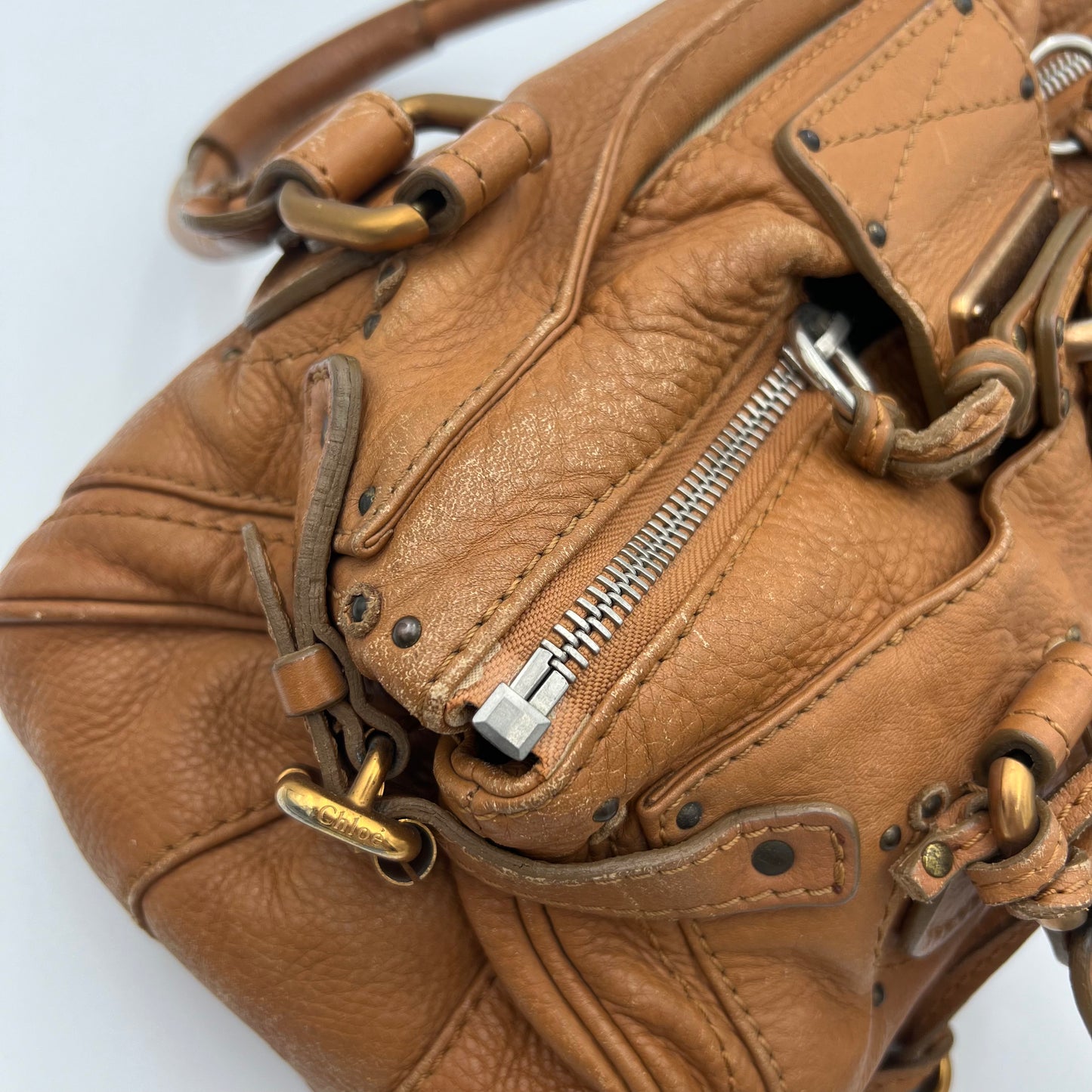 Chloe Camel Leather Paddington