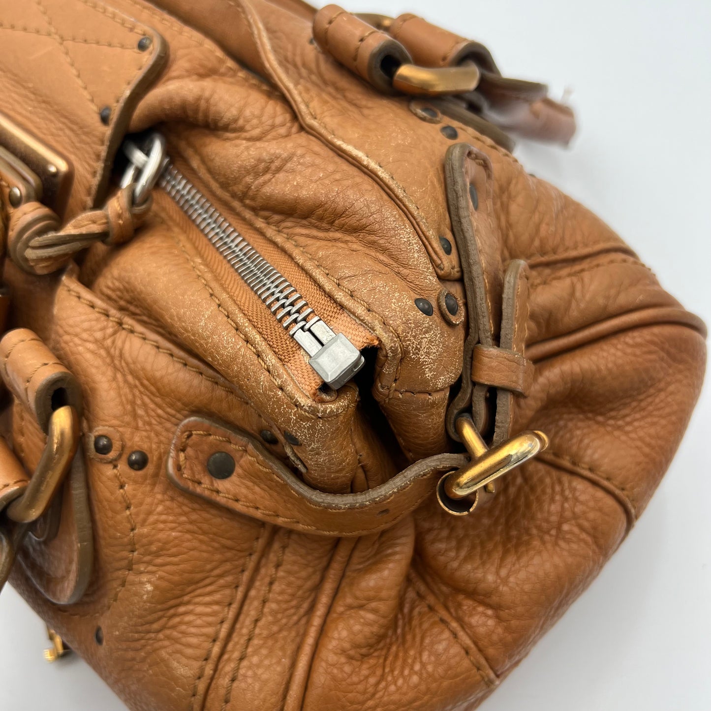Chloe Camel Leather Paddington