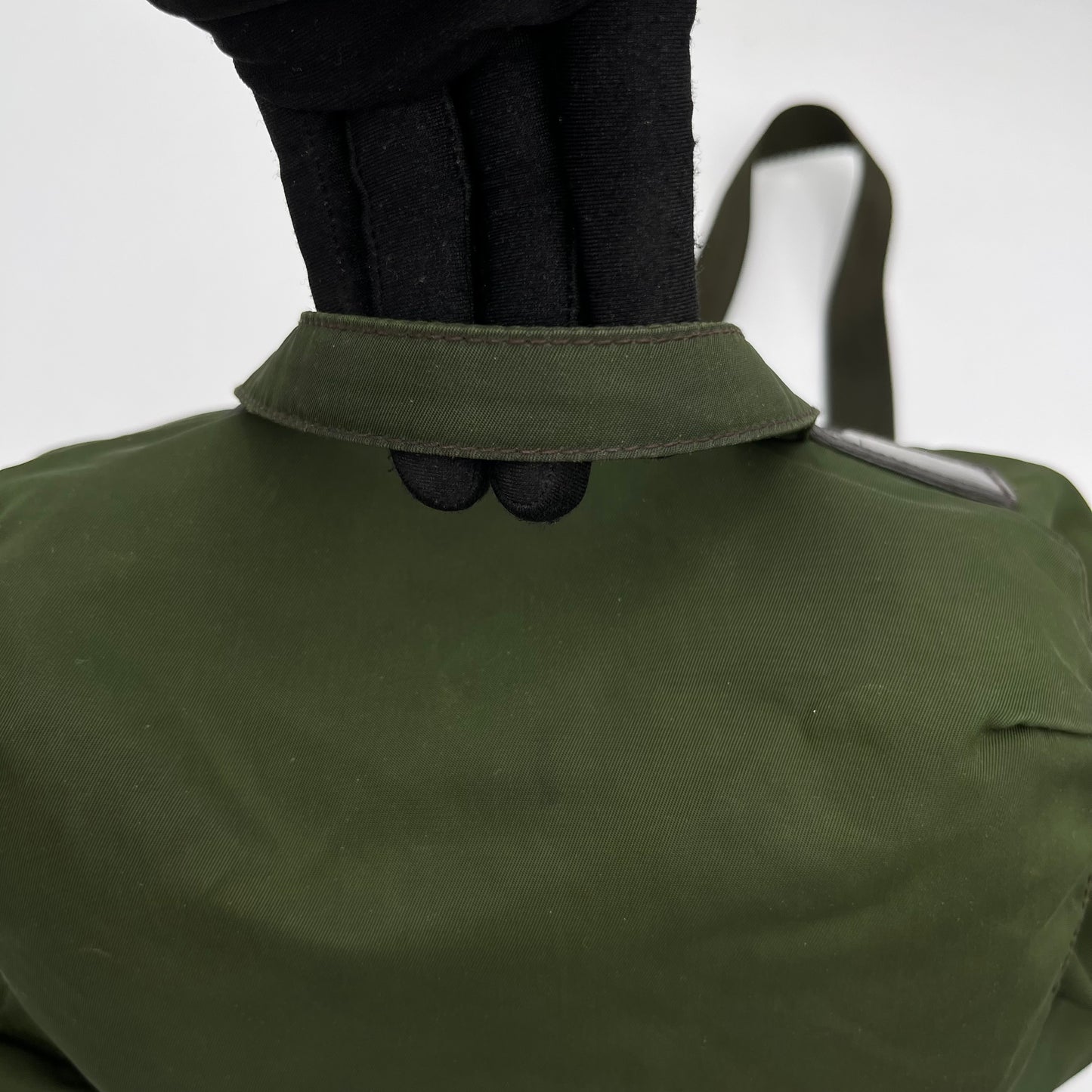 Prada Green Nylon Backpack